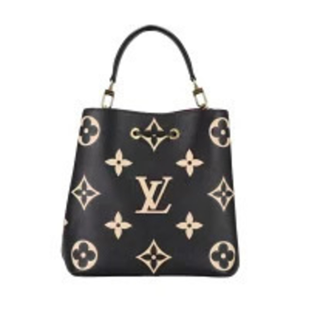 Louis Vuitton Bicolor Beige Neo Noe Black Empreinte